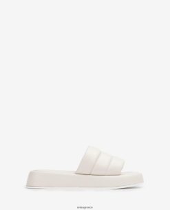 άσπρο 84Z4P106 γυναίκες Unisa σανδάλι μπλοκ με επένδυση