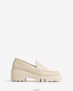 άσπρο 84Z4P1262 γυναίκες Unisa ecolino loafers