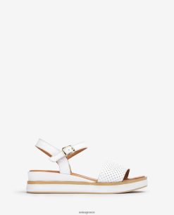 άσπρο 84Z4P140 γυναίκες Unisa σανδάλι με σπορ σφήνα