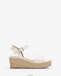 άσπρο 84Z4P331 γυναίκες Unisa πέδιλο από γιούτα