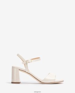 άσπρο 84Z4P36 γυναίκες Unisa πέδιλο τετράγωνης σόλας