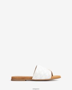 άσπρο 84Z4P60 γυναίκες Unisa σανδάλι με τετράγωνα δάχτυλα