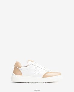 άσπρο 84Z4P649 γυναίκες Unisa sneaker με μύτη και τακούνι σε αντίθεση