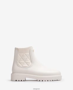 άσπρο 84Z4P871 γυναίκες Unisa μποτάκι από καουτσούκ