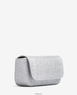 ασήμι 84Z4P1211 γυναίκες Unisa γυαλιστερή υφασμάτινη τσάντα για πάρτι