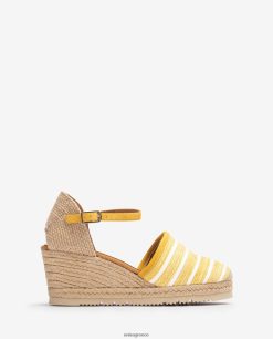 κίτρινος 84Z4P723 γυναίκες Unisa Εσπαντρίγια από ύφασμα jarapa