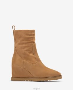 καφέ 84Z4P1002 γυναίκες Unisa ψηλό μποτάκι