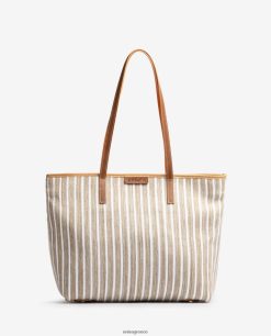 καφέ 84Z4P1114 γυναίκες Unisa τσάντα για ψώνια φτιαγμένη με jarapa