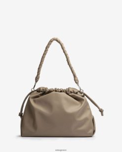 καφέ 84Z4P1131 γυναίκες Unisa μεγάλη βολάν τσάντα