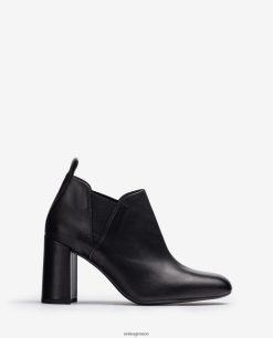 μαύρος 84Z4P1004 γυναίκες Unisa μποτάκι με πλαϊνές λαβές