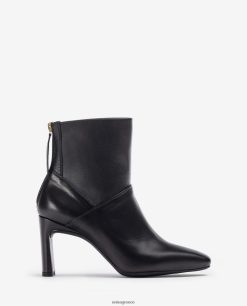 μαύρος 84Z4P1013 γυναίκες Unisa τετράγωνο μποτάκι με ψηλό τακούνι