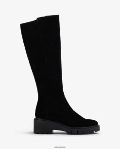 μαύρος 84Z4P1062 γυναίκες Unisa μποτάκια με εσωτερικό φερμουάρ