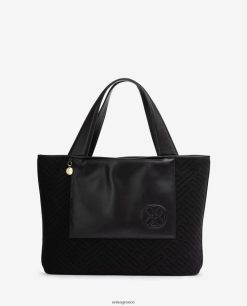 μαύρος 84Z4P1136 γυναίκες Unisa υφασμάτινη τσάντα αγοράς