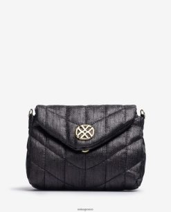 μαύρος 84Z4P1195 γυναίκες Unisa μικρή τσάντα με καπιτονέ εφέ