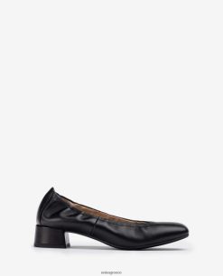 μαύρος 84Z4P1297 γυναίκες Unisa παπούτσι με κουρδισμένη επένδυση