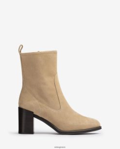 μπεζ 84Z4P1007 γυναίκες Unisa ψηλοτάκουνο μποτάκι