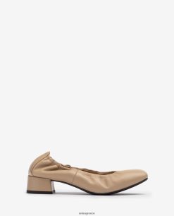 μπεζ 84Z4P1296 γυναίκες Unisa παπούτσι με κουρδισμένη επένδυση