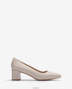 μπεζ 84Z4P566 γυναίκες Unisa αντλία με φαρδύ τακούνι