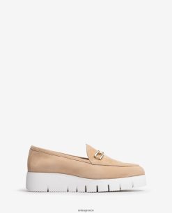 μπεζ 84Z4P626 γυναίκες Unisa loafer πλατφόρμας
