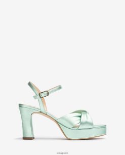 μπλε 84Z4P18 γυναίκες Unisa πέδιλο με φαρδιές τιράντες crossover