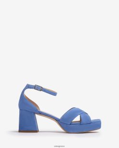 μπλε 84Z4P218 γυναίκες Unisa σανδάλι με τακούνι και πλατφόρμα