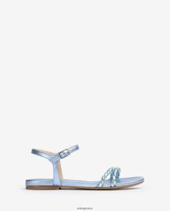 μπλε 84Z4P41 γυναίκες Unisa σανδάλι με σπειροειδή λουράκια