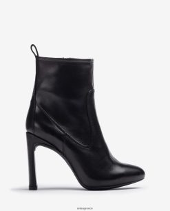 μόδα 84Z4P1000 παιδιά Unisa δερμάτινα μποτάκια με τακούνι και εσωτερική πλατφόρμα