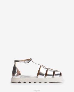 μόδα 84Z4P115 γυναίκες Unisa Ζελέ παπούτσια με μεταλλικό αποτέλεσμα