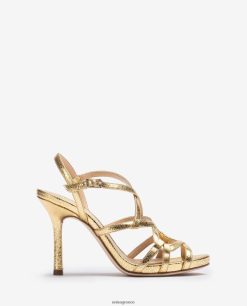 μόδα 84Z4P284 γυναίκες Unisa πέδιλο με τιράντες με ψηλό τακούνι