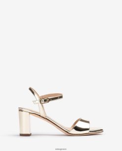 μόδα 84Z4P385 γυναίκες Unisa πέδιλο τετράγωνης σόλας