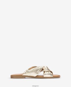 μόδα 84Z4P9 γυναίκες Unisa flat πέδιλο crossover με λουράκι