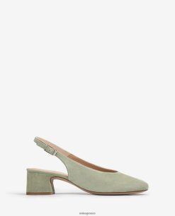 πράσινος 84Z4P539 γυναίκες Unisa φαρδύ τακούνι slingback