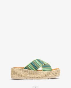 πράσινος 84Z4P804 γυναίκες Unisa σανδάλι με τιράντες