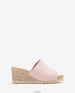 ροζ 84Z4P466 γυναίκες Unisa μουλάρι με φτέρνα από γιούτα