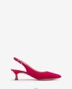 ροζ 84Z4P508 γυναίκες Unisa σουέτ σφεντόνα πλάτη