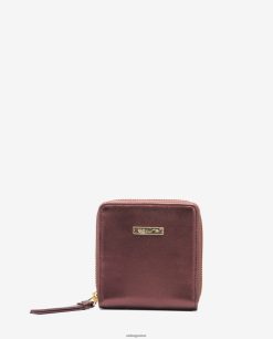 το κόκκινο 84Z4P1235 γυναίκες Unisa δερμάτινο πορτοφόλι με φερμουάρ