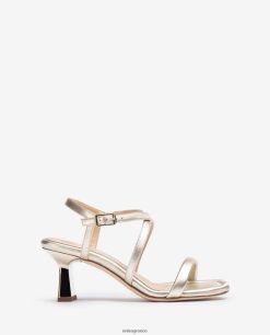 χαριτωμένος 84Z4P344 γυναίκες Unisa πέδιλο με γεωμετρικό τακούνι