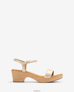 χαριτωμένος 84Z4P439 γυναίκες Unisa πέδιλο με μεταλλικό εφέ