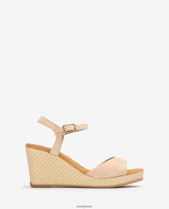 χαριτωμένος 84Z4P464 γυναίκες Unisa σανδάλι με τακούνι με σφήνα raffia
