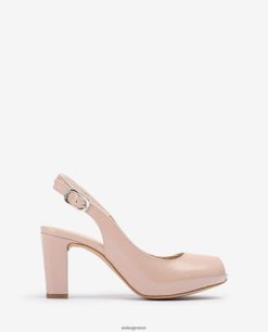 χαριτωμένος 84Z4P547 γυναίκες Unisa λουστρίνι peep toe slingbacks