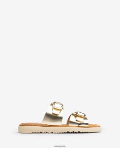 χαριτωμένος 84Z4P98 γυναίκες Unisa ίσιο πέδιλο με διπλή αγκράφα