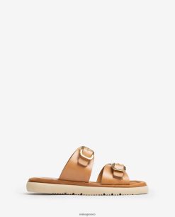 χαριτωμένος 84Z4P99 γυναίκες Unisa ίσιο πέδιλο με διπλή αγκράφα